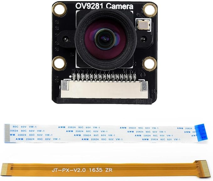 waveshare OV9281-110 Mono Camera Compatible with Raspberry Pi Supports 4B /3B+ /3A+ /Zero/Zero 2 W and CM3/3+/4 Global Shutter 1MP