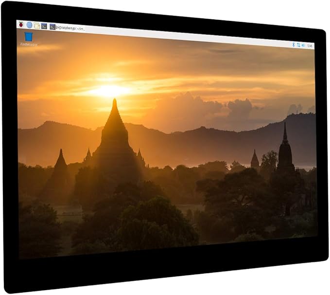 waveshare 11.6inch Capacitive Touch LCD Screen Compatible with Raspberry Pi4B/3B+/3A+/2B/B+/A+/Zero/Zero W/WH/Zero 2W CM3+/4 1920×1080 Resolution HDMI IPS Supports Jetson Nano/Windows