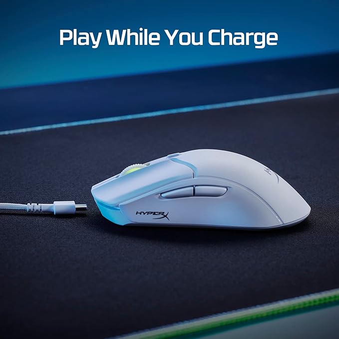HyperX Pulsefire Haste 2 – Wireless Gaming Mouse- Ultra Lightweight 61g 100 Hour Battery Life Dual Wireless Connectivity Precision Sensor - Black