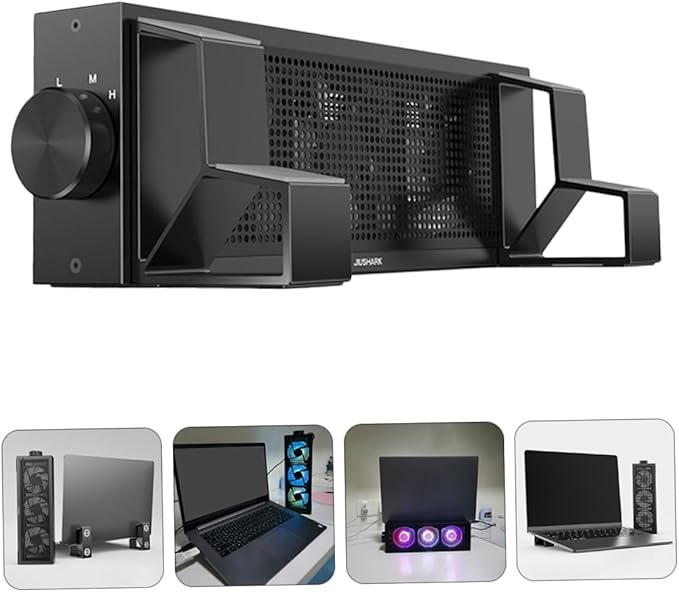 Laptop Stand Fan Gaming Notebook Cooling Rack Heat Dissipation Function