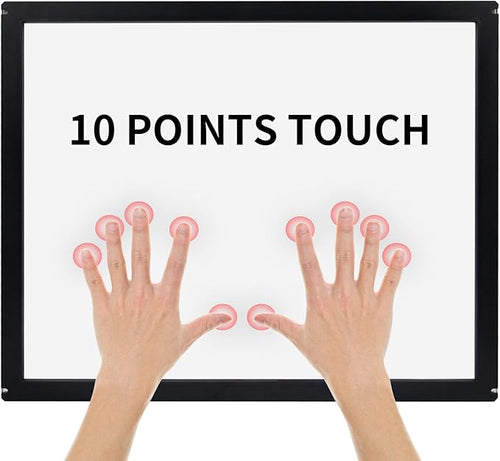15 Inch Infrared Touch Screen Panel Multi Points IR Touch Screen with Tempered Glass for Kiosks