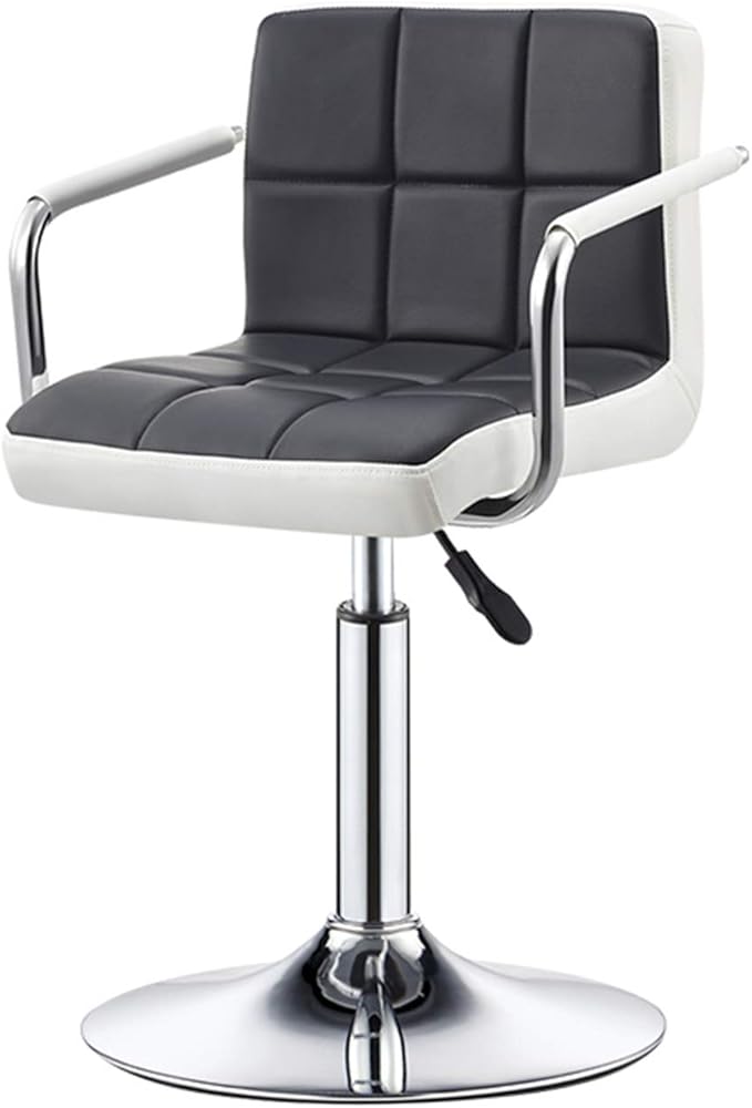Mlaea Dining Bedroom Living Room Chair Height Adjustable Gaming Club Bar Chair Home Office Desk Chair 38 * 44-56CM(Color:#4)