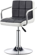 Mlaea Dining Bedroom Living Room Chair Height Adjustable Gaming Club Bar Chair Home Office Desk Chair 38 * 44-56CM(Color:#4)