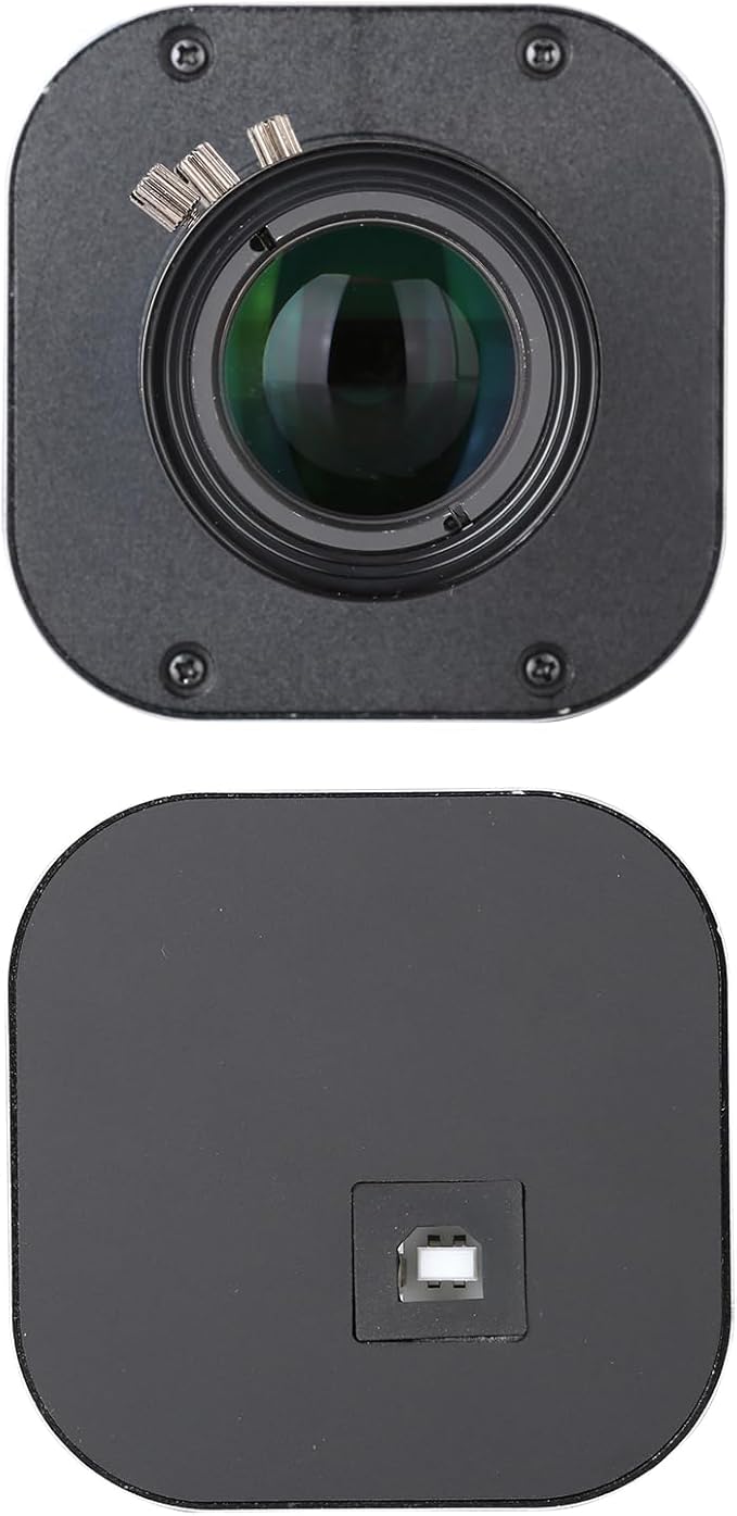 4K HD USB Camera 10X Optical Zoom 5-50mm Variable Lens 8MP Mini Web Camera with Microphones 1920x1080@60fps Manual Focus with 2 Image Formats MJPEG and YUY2 Compatible with Window XP/Vista/7/8/10