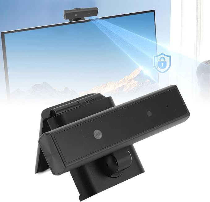 Jectse Recognition Webcam 2MP 1080P Computer Camera with Noise Canceling Microphone USB C Web Cam for Video Conferencing Live Streaming