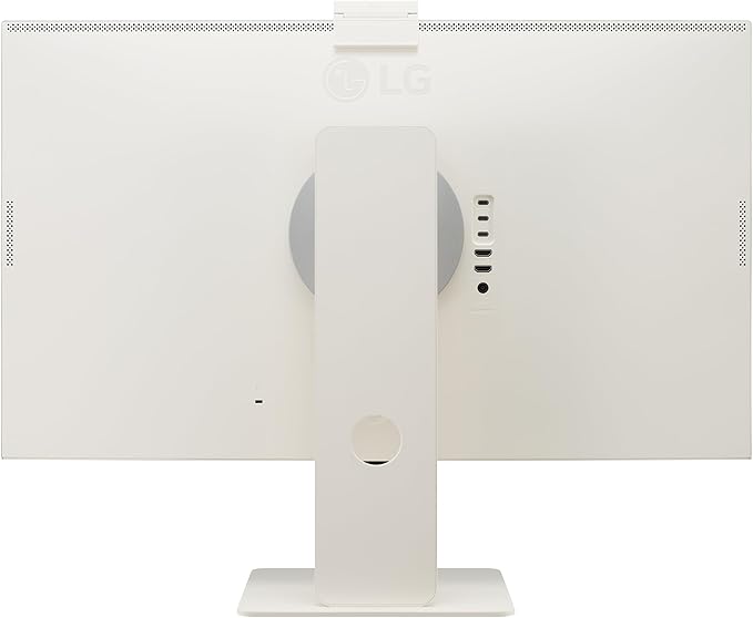 LG 32SR85U-W Smart Monitor 32-inch 4K UHD (3840x2160) IPS Display webOS 23 USB Type-C 90W PD Built-in FHD Webcam &amp Speaker HDR 10 AirPlay 2 Screen Share Bluetooth White