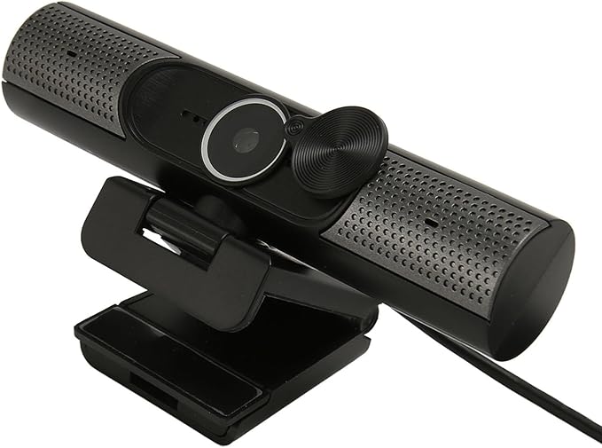 BAFOVY USB Webcam 2K 30fps Auto Focusing HiFi Speaker Noise Reduction Mic Plug and Play Camera for Desktop Laptop Video Chat with Private Cover USB 2.0 Inbuilt Noise Reduction Mic
