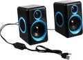Homoyoyo Mini USB 2.0 Desktop Computer Speakers for PC and Notebook Compact Surround Sound Box with Dc5v Power Home Office Audio Accessories