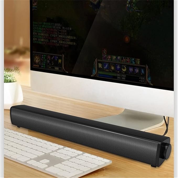 Computer Speakers Wired USB-Powered PC Speakers 3.5mm Aux-in Computer Speakers for Desktop Laptops PCs Phones Tablets