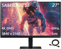 Samsung 27 ViewFinity S8 Series Monitor 4K UHD(3840 x 2160) Height Adjustable Stand DisplayPort 60Hz 5ms HDMI USB Black with HDMI Cable