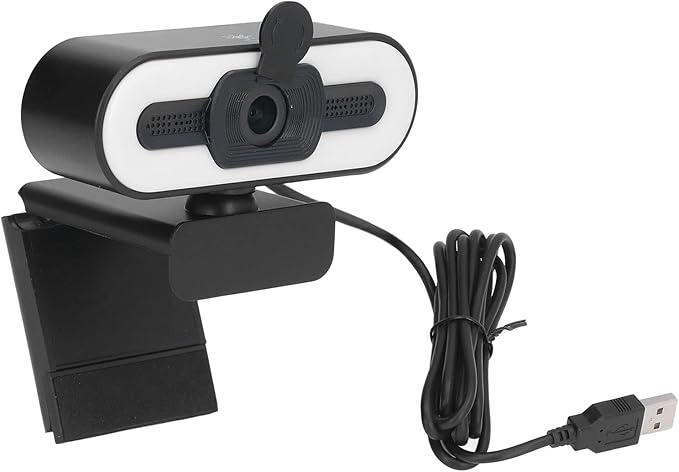 1080P HD Web Camera with Auto Focusing and Noise Reduction Plug and Play USB Computer Webcam for Desktop – Clear Video Calls Wide Compatibility for Work and Study
