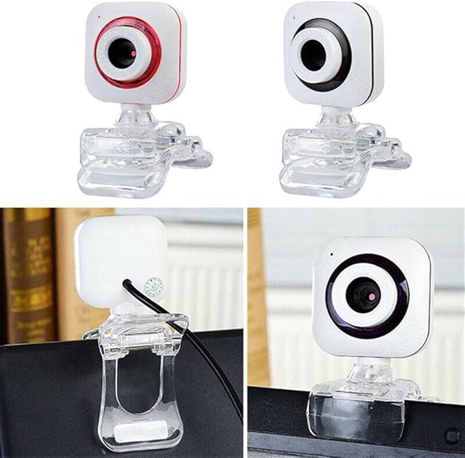Rotatable Web Camera Webcams PC Computer Built-in Night LED Lights Laptop Live Broadcast Video Calling Work