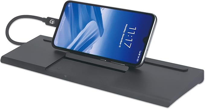 Manhattan USB-C 11 in 1 Docking Station -for 3 Display Monitors Connect &amp Charge Devices-USB C to 4K HDMI/DP 1080p VGA &amp 3 USB 100W PD Ethernet SD Card Reader 3.5 mm Aux –3 Yr Mfg Warran