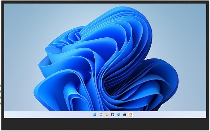 15.6inch Capacitive Touch Monitor for Raspberry Pi 5/4B/3B/Zero/Zero W/Zero 2W/Pico/Pico Supports Windows 11/10/8.1/8/7 Type-C/mini HDMI Interface 15.6inch FHD Monitor (C)