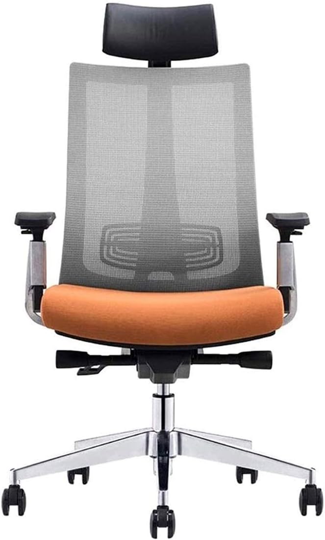 Office Chair Gaming Chair Computer Chair Office Chair Breathable Mesh Computer Chair with Ergonomic Adjustable Lumbar Support Chair with Adjustable Armrest and Headrest Soft Cushion