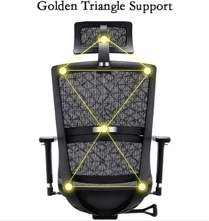 YYDS Chair Mesh Gaming Chair High-Back Executive Ergonomic Swivel Chair with Rotating Lifting Armrest and 2D Headrest Office Chair Ergonomically (Color : Orange)
