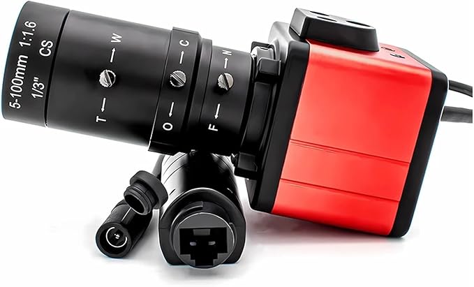 4K Mini POE IP Camera 3 4 5 8MP Security Protection Webcam 100mm Manual Varifocal Lens Industrial Network Camera