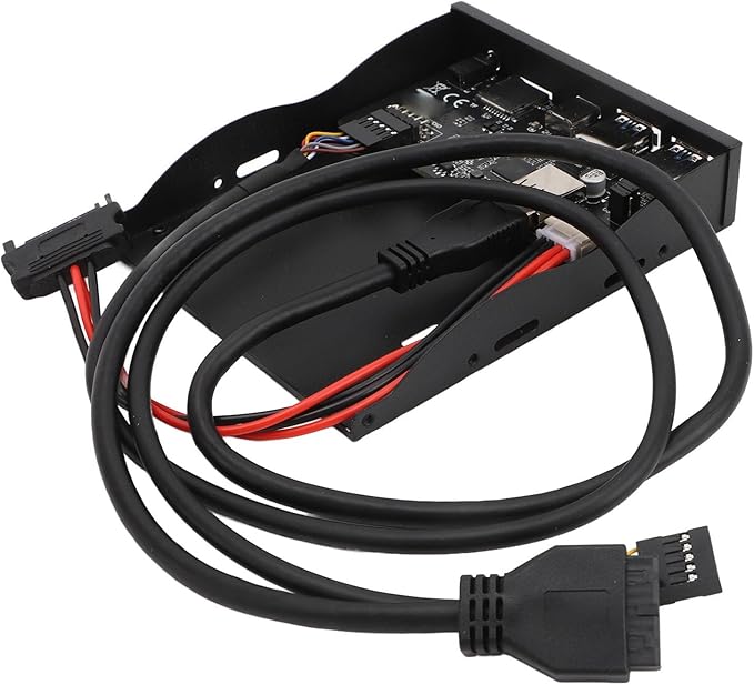 3.5 Inch Front Panel USB C Hub TF Internal Card Reader5Gbps USB 3.2 Gen 119PIN Type C Plug and Play Floppy Drive Panel for 7 8 10 11 2003 for Linux