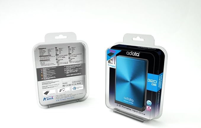 A-Data 320GNH92BL NH92 320 GB 2.5-Inch HDD with Aluminium Housing (Blue)