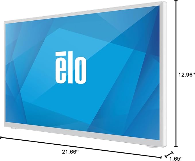 Elo 2470L - 24 Touchscreen Monitor with Anti-Glare Glass - 10 Touch 1920 x 1080 White
