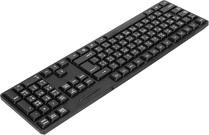 Estink Keyboard Gaming Mechanical Ergonomic Gaming Keyboard English Arabic Bilingual Light Proof Keyboard for PC Laptops Improve Gaming Experience