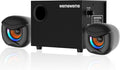 Computer Speakers PC Speakers with Subwoofer 2.1 Gaming Speakers for Desktop PC USB Powered Wired 3.5mm Aux for Monitor Laptop Desk