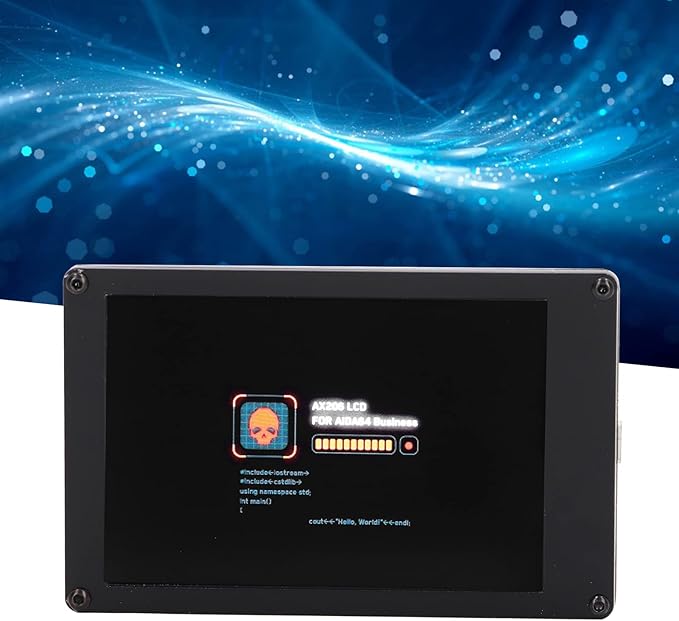 3.5in Computer Monitor IPS Monitor Subscreen LCD Display Screen with USB Power Cable Support for Office PC Portable Structure Clear Image Picture Monitor IPS Display Premium