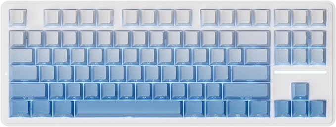 ATK A87 Pro Wireless Mechanical Keyboard 87-Key TKL Gasket Mount Hot-Swap Tri-Mode RGB (Glacier Blue)