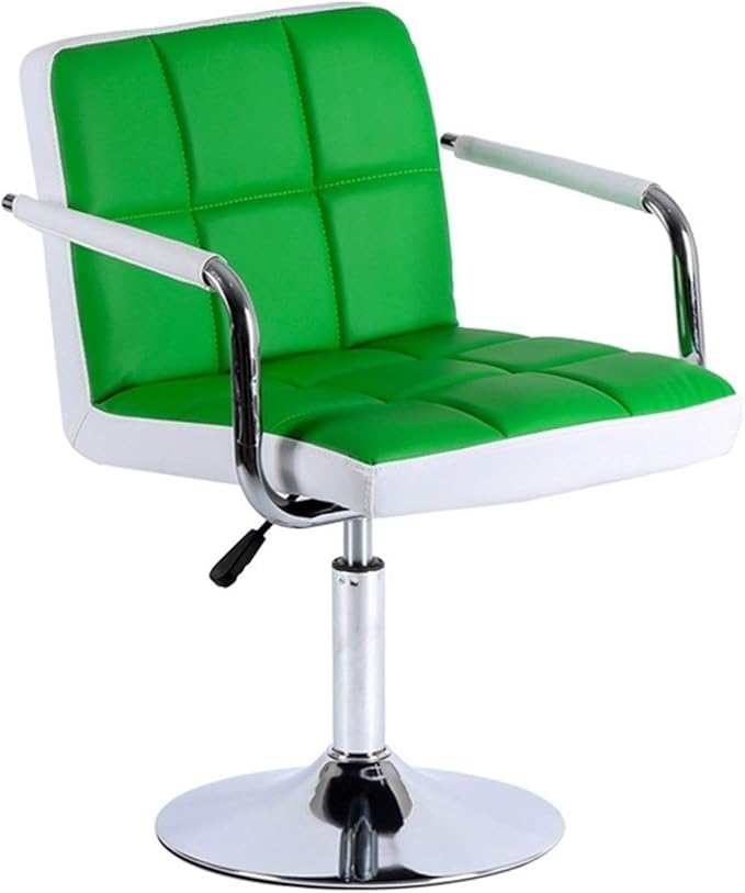 Mlaea Home Office Desk Chair Computer Racing Gaming Chair with Adjustable Height TV Station Lounge Laboratory Chair 44 * 44-54CM(Color:#5)