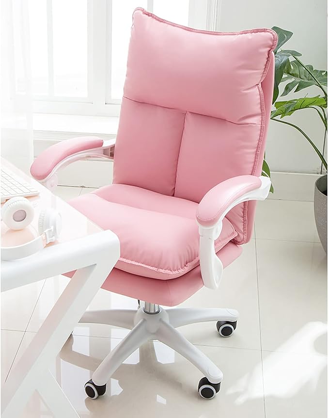 Gaming Chair Computer Chair Video Game Chair Ergonomics Height-Adjustable Headrest Lumbar Support Pu Leather Computer Office Game Chair