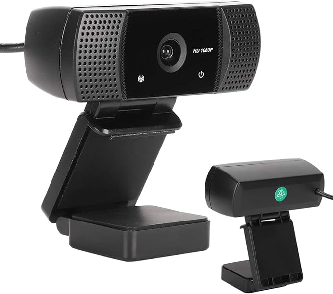 HD Webcam with Built - in Microphone 1080P USB Computer Camera Plug - and - Play Web Camera for Zoom Skype YouTube Wide 115° Field of View Compatible with OS Android