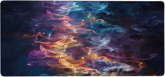Galaxy Color Cloud Large Mouse Pad Gaming Mousepad Desk Mat for Desktop Computer Keyboard Waterproof Mouse Mat Desk Pad with Non-Slip Base for Game School Office Home 35.4 x 15.7