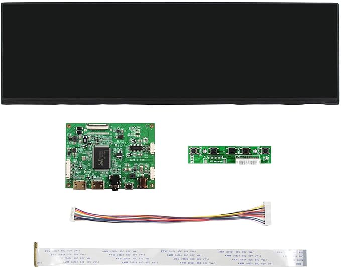 VSDISPLAY 12.6 NV126B5M-N41 12.6inch 1920X515 LCD Screen Work with LCD Controller VS-RTD2556HM-V1