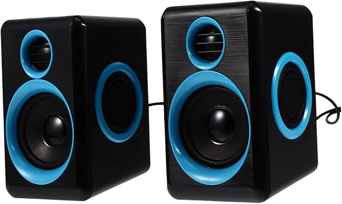 USB 2.0 Mini Desktop Computer Speakers for Laptop and Pc Compact Multimedia Sound Box with Dc 5v Power Portable Home Office Audio Accessories