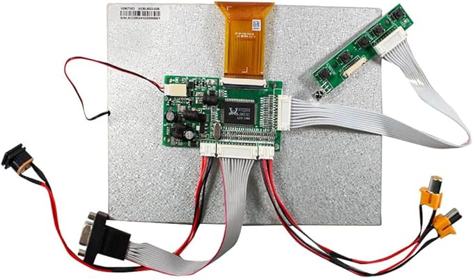 8 EJ080NA-05A 800X600 TTL LCD Screen and VGA 2AV Controller Board 50pins