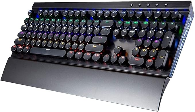 Gaming Mechanical Keyboard108 Keys ABS Keycaps with Ergonomic Design for PC LaptopComputerDesktop