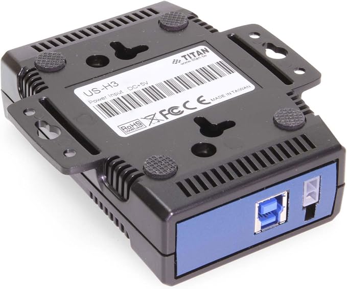Coolgear 3 Port USB 3.2 Gen 1 Over IP Network Device Sharing Hub w/Port Status LEDs