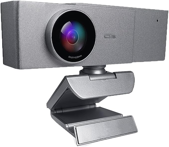 Webcam 4K Full Web Camera with Microphone Tripod for PC Computer Live Broadcast Video Calling Conference Work