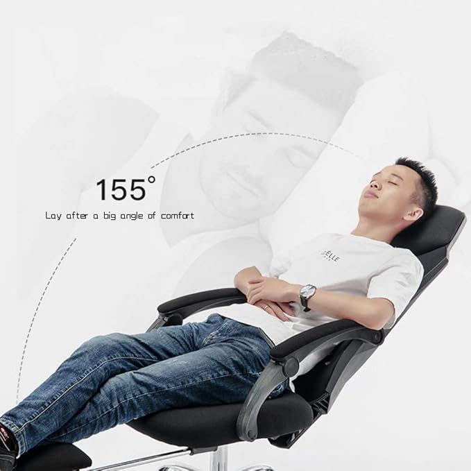High-Back Gaming Chair with Footrest Ergonomic Comfortable Office Chair Reclining Video Game Computer Desk Chair Bearing Capacity: 330lbs