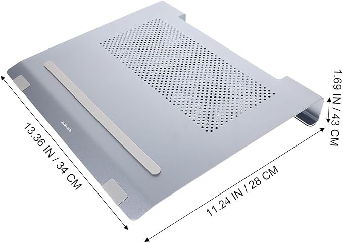 DOITOOL Radiator Bracket Cooling Laptop Fan Cooler Portable Gaming Pad Stand Notebook Grey Aluminum Alloy