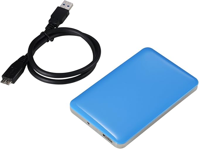 U3 2.5 inch USB 3.0 FAT32 Portable External Hard Drive - Blue (750GB)