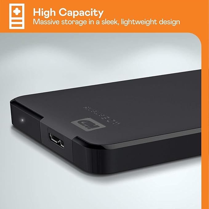 WD 2TB Elements Portable External Hard Drive - USB 3.0 - WDBU6Y0020BBK-WESN (Renewed)