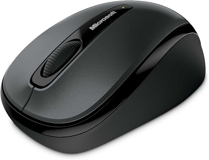 Microsoft Wireless Mobile Mouse 3500 for Business  Loch Ness Gray. Comfortable Ergonomic design Wireless USB 2.0 with Nano transceiver for PC/Laptop/Desktop works with Mac/Windows Computers