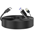 USB Extender Cable 75FT USB 3.0 (A-Male to C-Male) Extender USB 3.0 Extender Cord Compatible with webcams Cameras Phones USB hubs mice Keyboards Printers Hard Drives Headphones