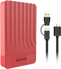 Portable External Hard Drive Storage Expansion Mobile HDD USB 3.0 for PC Mac Desktop Laptop PS4 PS5 Xbox One X/S Xbox 360 Xbox Series X/S Office &amp Game (Red 500GB)