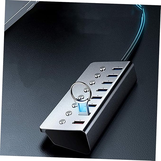 1pc USB Hub Ports USB Splitter Charging Port Compact Multi-Functional for Laptops and Portable Design for Travel and Work