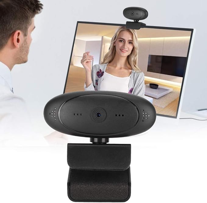 PC Camera Webcam HD 1080P with Built in Microphone Computer Accessory for Smooth Video Conferencing and Online Learning