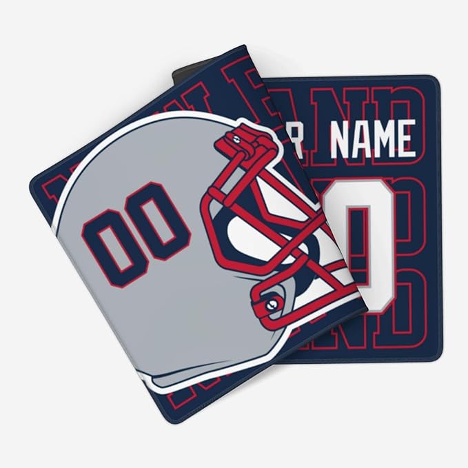 ANTKING New England Mouse Pad for Men Women Youth Gifts Custom Name and Number Desk Pad