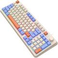 Keyboard K82 Gaming Keyboard with Three Color Backlit and Mechanical Feel 94 Keys for Gamers Computer PC Laptop Keyboars