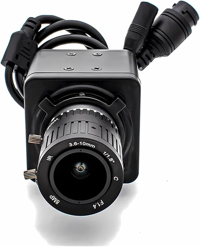 4K IP Camera 8MP 25FPS CMOS IMX415 POE48V CS Mount 3 10mm 5 50mm Varifocal Zoom Lens Industrial Webcam